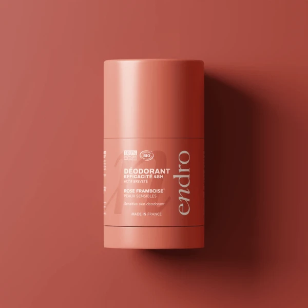 Deodorant stick 48h rechargeable parfum rose framboise - Rituel Éclat