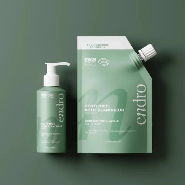 Duo dentifrice fluor menthe recharge - Rituel Éclat