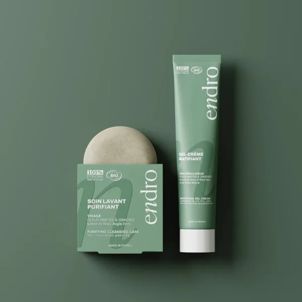 Duo routine visage matifiante - Rituel Éclat