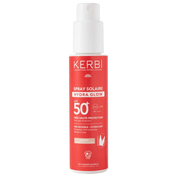 Kerbi spray solaire hydra glow spf 50 - Rituel Éclat