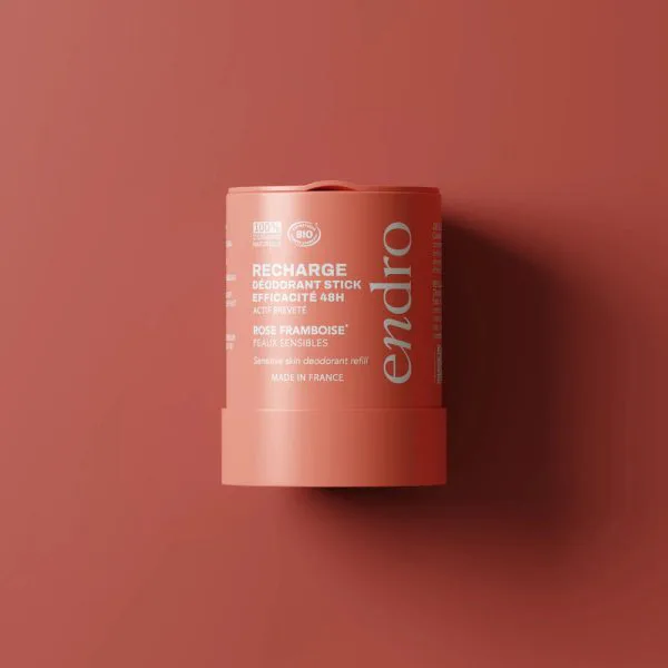 Recharge deodorant stick 48h parfum rose framboise - Rituel Éclat